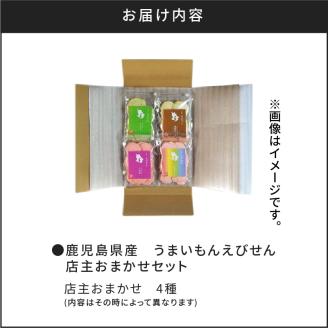 鹿児島県産 うまいもんえびせん 店主おまかせセット　K120-002