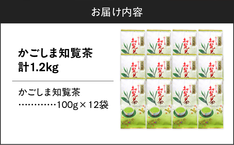 かごしま知覧茶 （100g×12袋）　K346-001_06