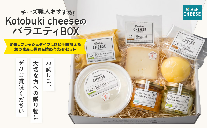 1216 バラエティBOX6種類 チーズ職人おすすめ！　KN087-003