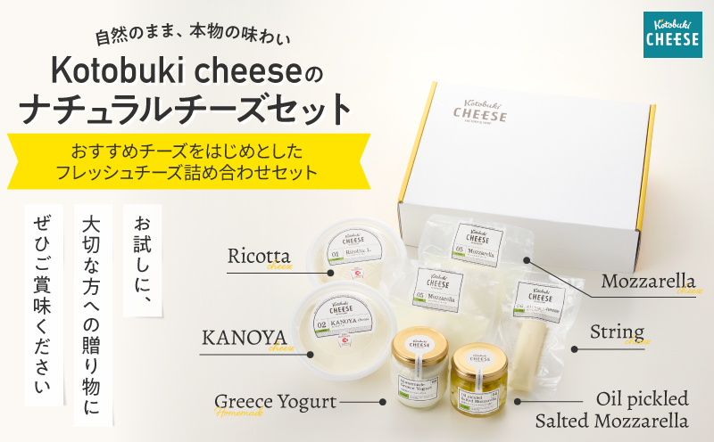 【全12回定期便】kotobuki cheeseナチュラルチーズセット　KN087-T02