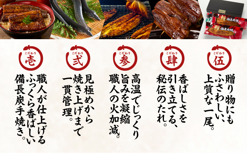 1775-2 うなぎ問屋の 備長炭手焼 うなぎ蒲焼5尾（600g）　KN029-001-05