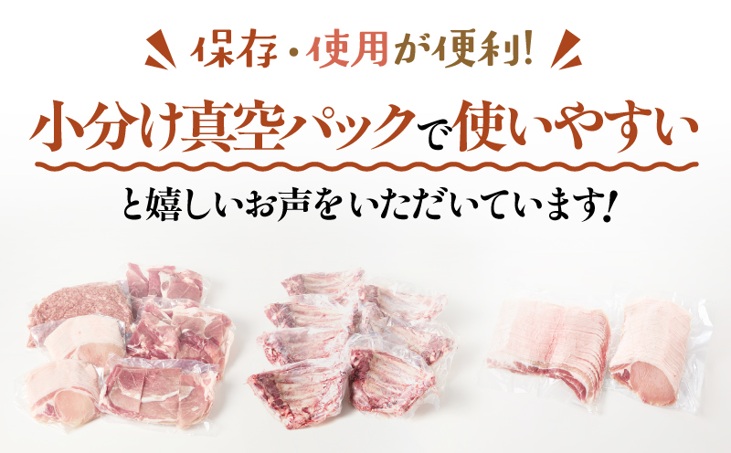 2164 【全3回定期便/偶数月配送】鹿屋産 さかし豚 3kg盛り モモ スライス　KN079-T01