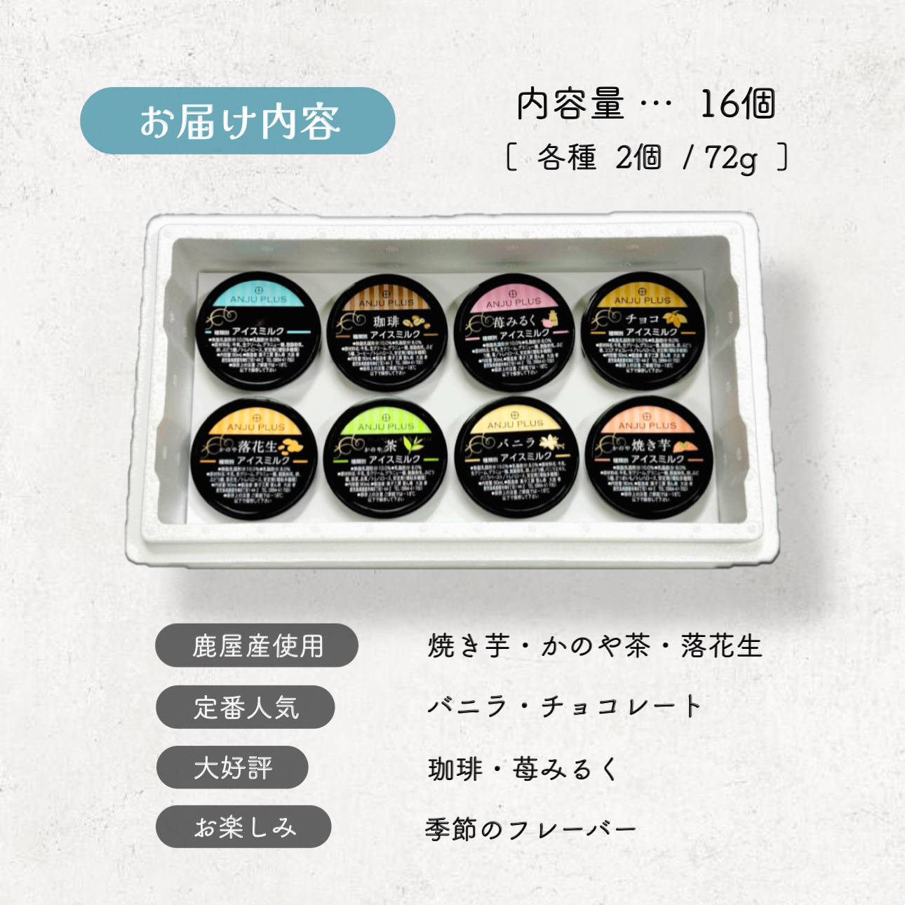 1162-1 ジェラート詰め合わせ 16個入り　KN053-001-02