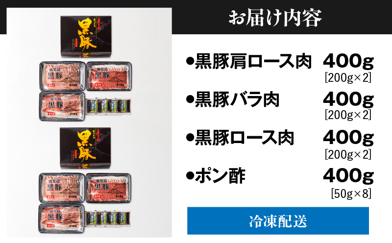 193-1 南州農場 黒豚しゃぶしゃぶ詰合せ　KN005-007