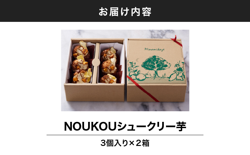 NOUKOUシュークリー芋 6個入り　KN035-008-02