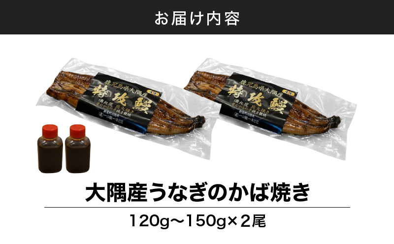 大隅産うなぎのかば焼き 2尾　KN174-001-02