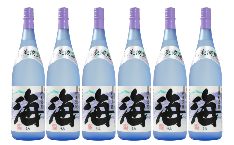 1039 芋焼酎『海』1800ml×6本セット　KN034-002-05
