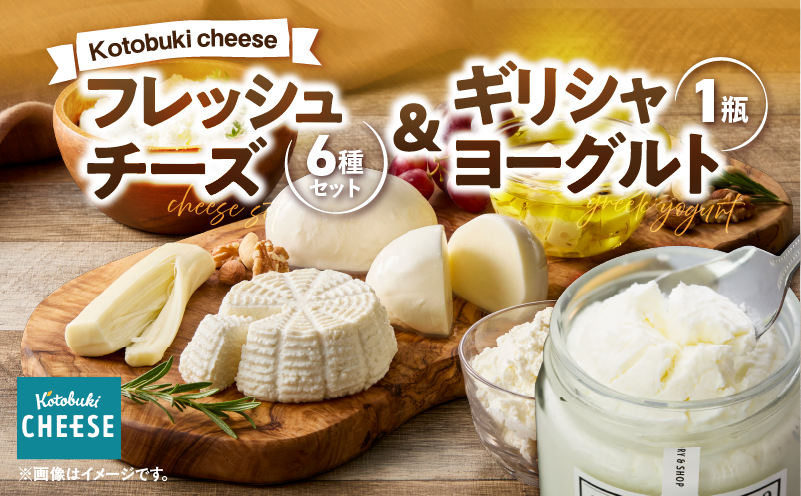1128 フレッシュチーズ6種/ギリシャヨーグルトセット　KN087-002