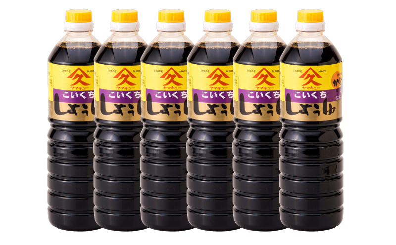 1992 濃口醤油1L×6本　KN016-002