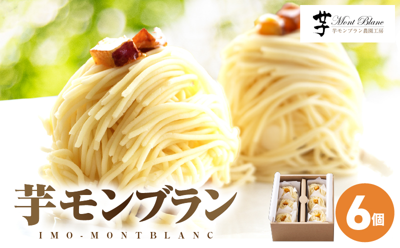 2333 九州極上芋ケーキ 芋モンブラン 6個入　KN035-005