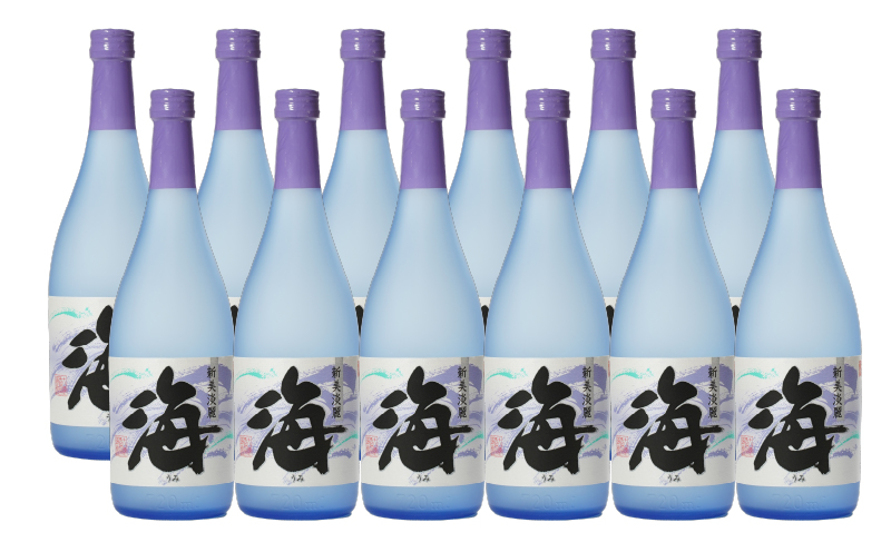 441-1 芋焼酎『海』8.64L（720ml×12本）　KN034-001-02