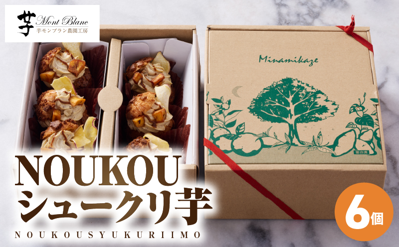 NOUKOUシュークリー芋 6個入り　KN035-008-02