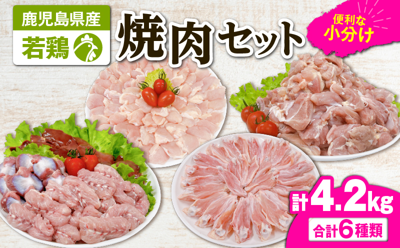 2653 若鶏焼肉4.2kgセット　KN105-001