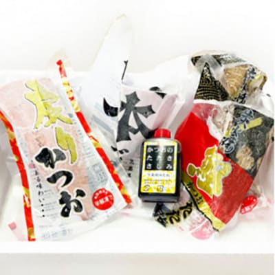 【のし付き・お歳暮】枕崎産 一本釣り ぶえん鰹刺身・たたき・戻り鰹【タレ付】 A3-301S【配送不可地域：離島】