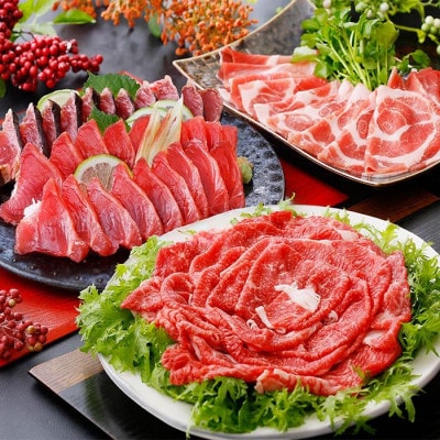 定期便(5回配送)枕崎お楽しみ便(黒毛和牛・黒豚・かつおetc) EE-0060【配送不可地域：離島】