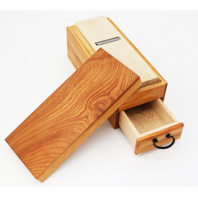 マルモかつお節削り器　国産欅使用 鹿児島県 F5-1【配送不可地域：離島】