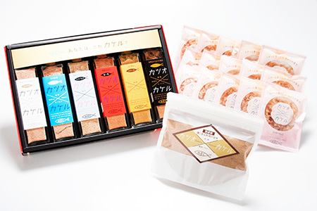 カツオ×カケル 枕崎スパイス6種ギフトBOX＆本枯鰹節パック＆鰹節パウダーB3-24【配送不可地域：離島】
