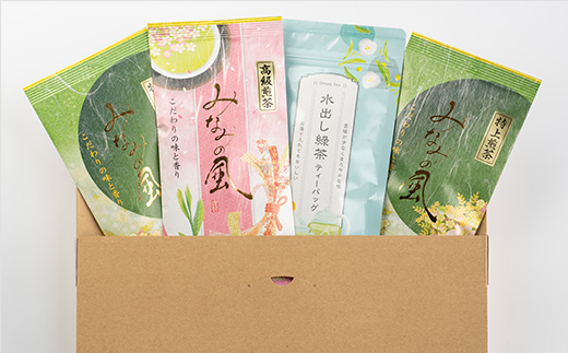 お茶の老舗厚石園の特選深蒸しセット 【高級煎茶・特上煎茶・水出し煎茶ティーバッグ】 A8-30【配送不可地域：離島】