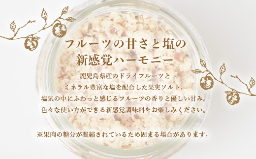 ドライフルーツソルト 3種セット【パッション・トマト・キウイ 】果実塩 fラボ A6-77【配送不可地域：離島】