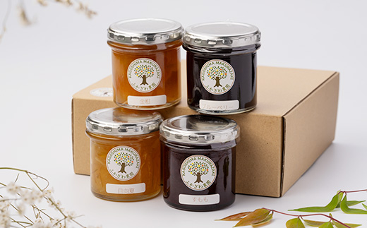 果実たっぷり手づくりジャムセットC　A3-30【配送不可地域：離島】