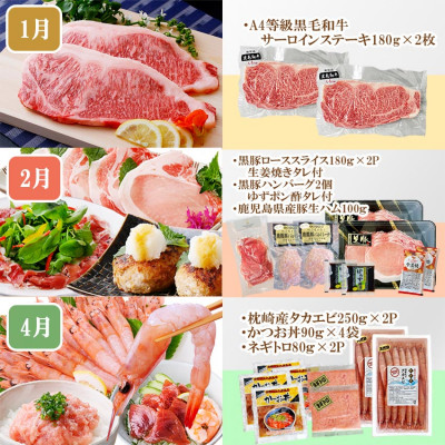 定期便8回配送　ぜいたく!!お楽しみ定期便　HH0-0001【配送不可地域：離島】