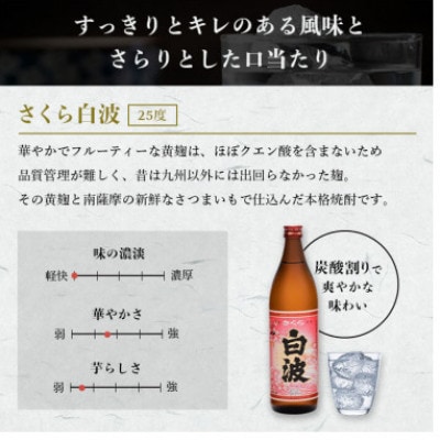 【お中元】炭酸割りが美味しい焼酎 3銘柄 900ml×3本(数量限定)(2025年版) A8-108【配送不可地域：離島】