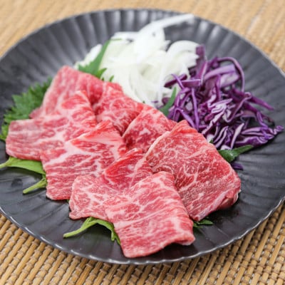 とろける生の美味しさ!鹿児島県産黒毛和牛ユッケ＆牛刺し　280g(枕崎市) A5-42【配送不可地域：離島】