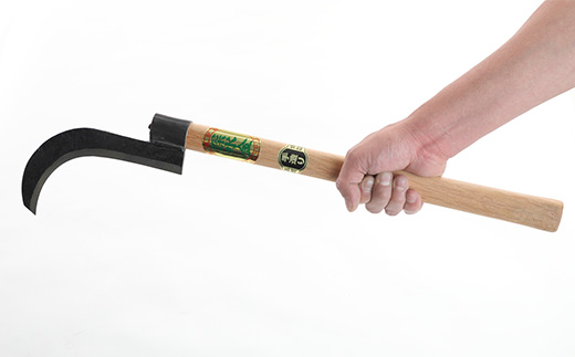 薩摩の鍛冶屋 深水の【片手造林鉈】【なた】手造り 深水金ブランド【両刃】B7-1【配送不可地域：離島・沖縄県】