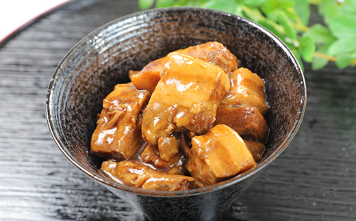 老舗料理店の味【鹿籠豚(かごぶた)の角煮】 元祖黒豚 一福 鹿児島 枕崎産 A3-316【配送不可地域：離島】