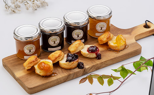 果実たっぷり手づくりジャムセットC　A3-30【配送不可地域：離島】