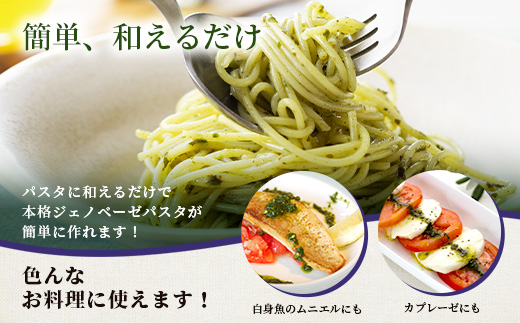 発酵ジェノベーゼソース(150g×2個)【鹿児島県枕崎産 バジル使用】A2-17【配送不可地域：離島】