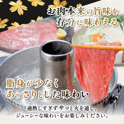 鹿児島県産黒毛和牛 赤身 ももスライス 1.2kg(400g×3)(枕崎市) B3-90【配送不可地域：離島】