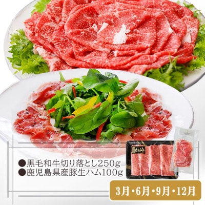 【お肉充実定期便】黒毛和牛・すき焼き・黒豚・焼肉・しゃぶしゃぶ　3回配送　OO-0005【配送不可地域：離島】