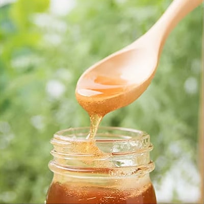 【のし付き・お歳暮】生蜂蜜・梅シロップ・ジャム2種・バタフライピー　バラエティセット A8-5S【配送不可地域：離島】