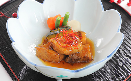 老舗料理店の味【鹿籠豚(かごぶた)の角煮】 元祖黒豚 一福 鹿児島 枕崎産 A3-316【配送不可地域：離島】