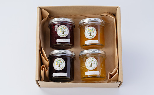 果実たっぷり手づくりジャムセットC　A3-30【配送不可地域：離島】