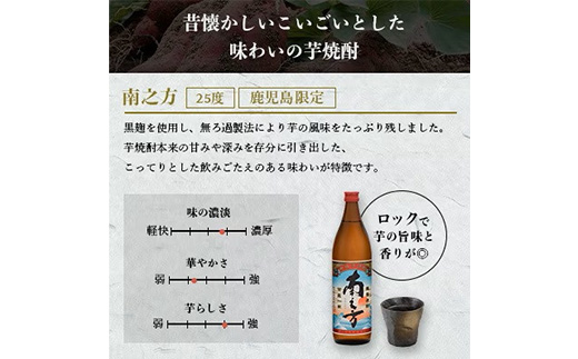 【敬老の日・のし付き】限定＆枕崎の定番飲み比べセット  A6-125S【配送不可地域：離島】