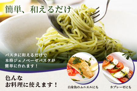 発酵ジェノベーゼソース(150g×3個)】【鹿児島県枕崎産 バジル使用】A5-13【配送不可地域：離島】