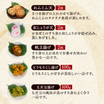 本場鹿児島　松野下の特選さつま揚げ詰合せ A8-67【配送不可地域：離島】