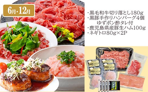 定期便3回配送　黒毛和牛・黒豚＆タカエビ　 DD5-0001【配送不可地域：離島】