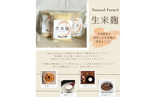 【自家製米使用】生米麹　1パックセット X0-18【配送不可地域：離島】