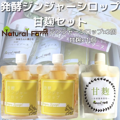 発酵ジンジャーシロップ＆甘麹A6-138【配送不可地域：離島】