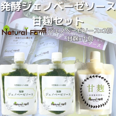 発酵ジェノベーゼソース＆甘麹A4-8【配送不可地域：離島】