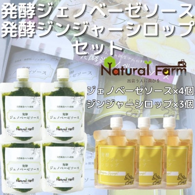 発酵ジェノベーゼソース×発酵ジンジャーシロップ(計7個セット)C0-71【配送不可地域：離島】