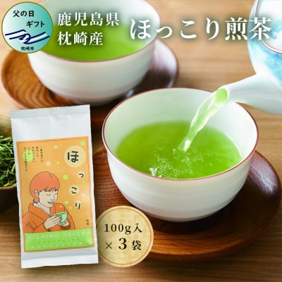 【父の日】(一番茶のみ使用)ほっこり煎茶 100g×3袋 A5-1F【配送不可地域：離島】