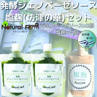 【父の日】発酵ジェノベーゼソース＆塩麹A5-11F【配送不可地域：離島】