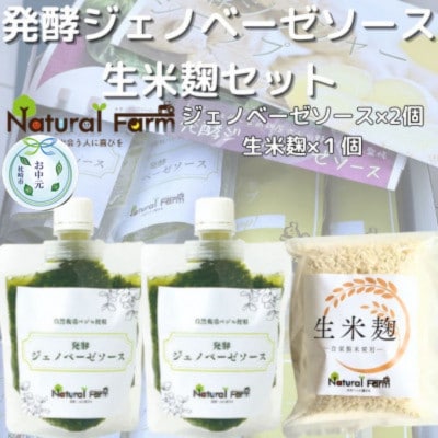 【のし付き・お中元】発酵ジェノベーゼソース＆生米麹　A3-9C【配送不可地域：離島】