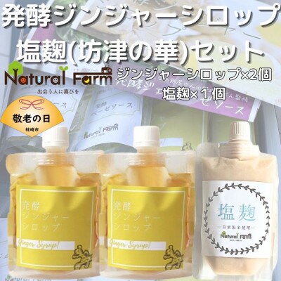 【敬老の日】発酵ジンジャーシロップ＆塩麹　A7-11K【配送不可地域：離島】