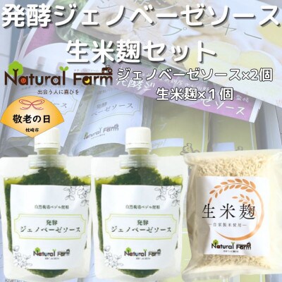 【敬老の日】発酵ジェノベーゼソース＆生米麹　A3-9K【配送不可地域：離島】