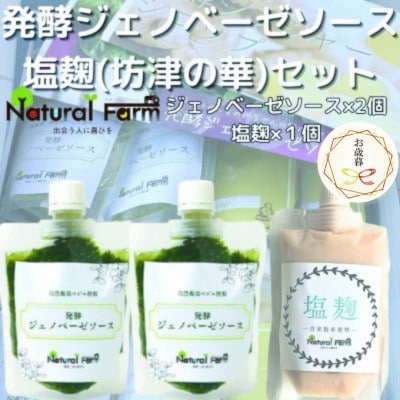 【のし付き・お歳暮】発酵ジェノベーゼソース＆塩麹A5-11S【配送不可地域：離島】